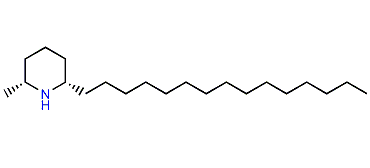 (2R,6S)-2-Methyl-6-pentadecylpiperidine